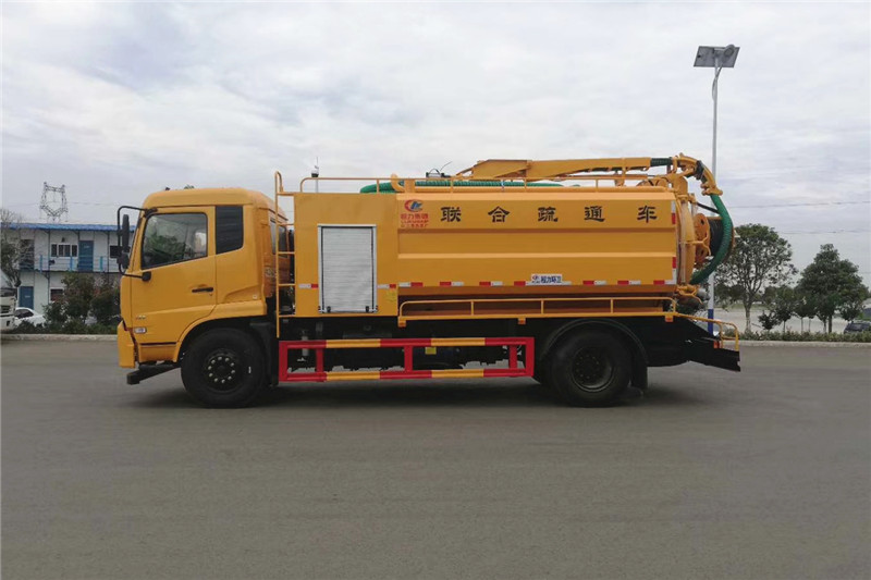 国六东风天锦12方联合疏通车